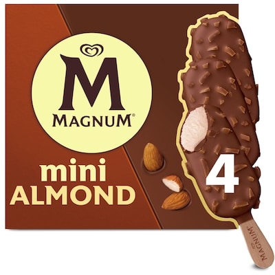 Magnum Ice Cream Bars Mini Almond 4x55.0 ml, $3.18/100ml