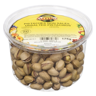 Amira Pistachios, Roasted Not Salted 175 g, $3.71/100g