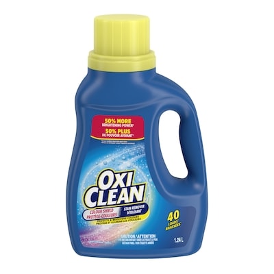 OxiClean Détachant à lessive Protège-couleurs Liqui-Gel 1.24 l, 0,93 $/100ml