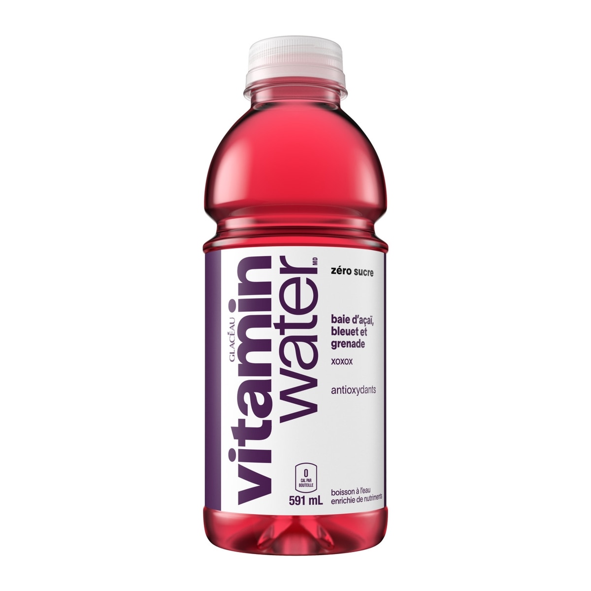Glaceau Vitaminwater Zero xoxox Bouteille 591 ml, 0,56 $/100ml