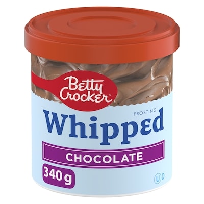 Betty Crocker Whipped Chocolate Frosting 340 g, $0.59/100g