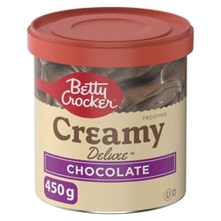 Betty Crocker Creamy Deluxe Frosting, Chocolate 450 g, $0.51/100g
