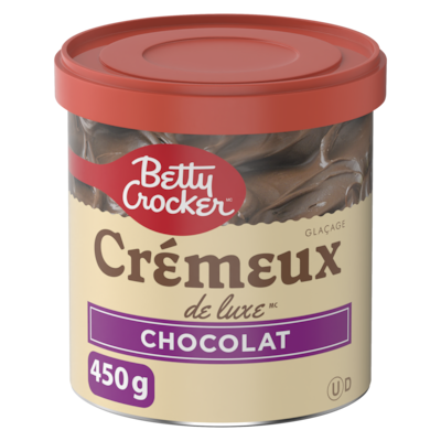 Betty Crocker Glaçage crémeux Deluxe, chocolat 450 g, 0,44 $/100g
