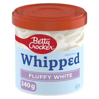 Betty Crocker Whipped Frosting, Fluffy White Vanilla, Gluten Free 340 g, $0.88/100g