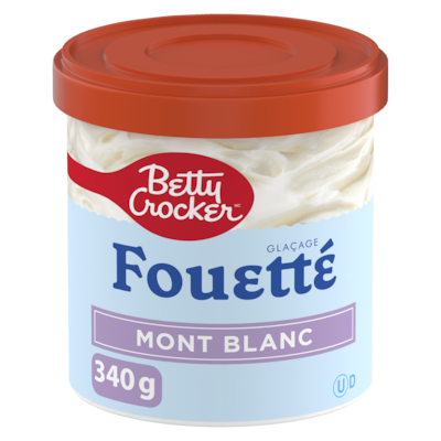 Betty Crocker Glaçage fouetté, vanille blanche moelleuse, sans gluten 340 g, 0,88 $/100g