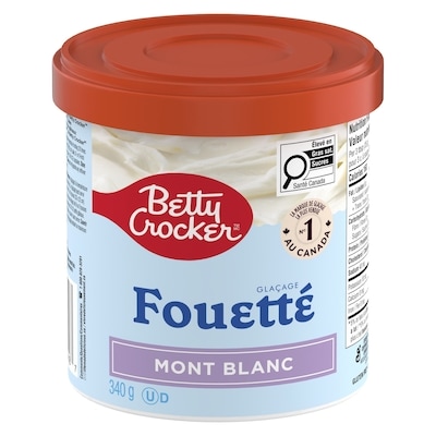 Glaçage fouetté, vanille blanche moelleuse, sans gluten
