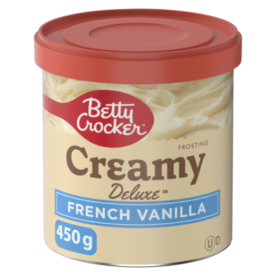 Betty Crocker Creamy Deluxe Frosting, French Vanilla, Gluten Free 450 g, $0.44/100g