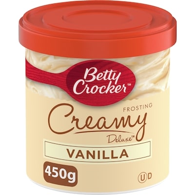 Betty Crocker Creamy Deluxe Frosting, Vanilla, Gluten Free 340 g, $0.88/100g