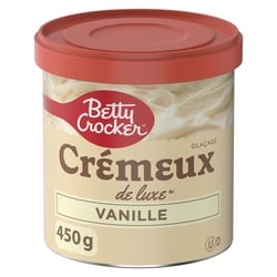 Betty Crocker Glaçage Crémeux Deluxe , Vanille, Sans Gluten 340 g, 0,88 $/100g