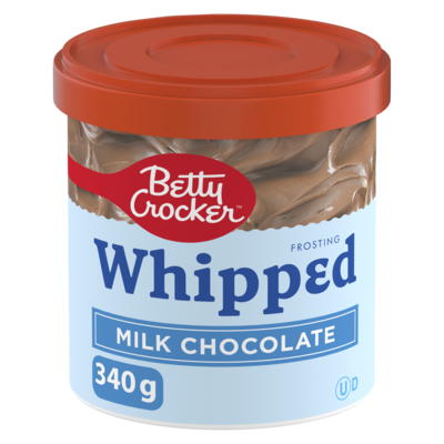 Betty Crocker Whipped Frosting, Milk Chocolate, Gluten Free 340 g, $0.67/100g