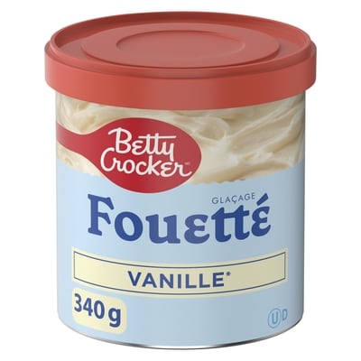 Betty Crocker Glaçage Fouetté, Vanille, Sans Gluten 340 g, 1,11 $/100g