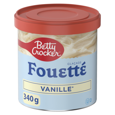 Betty Crocker Glaçage Fouetté, Vanille, Sans Gluten 340 g, 0,88 $/100g