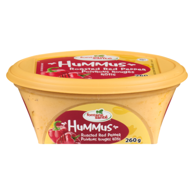 Fontaine Santé Hummus, poivrons rouges grillés 260 g, 1,54 $/100g