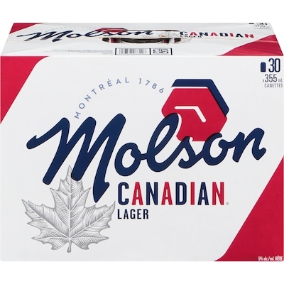 Molson Bière (Pièce d’identité requise au moment du ramassage) 30x355.0 ml, 0,58 $/100ml