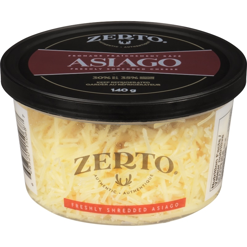 Asiago, Shredded