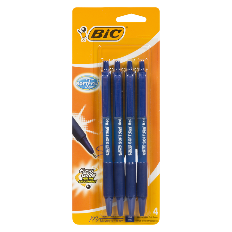 Retractable Ball Pens Medium 1.0Mm Blue