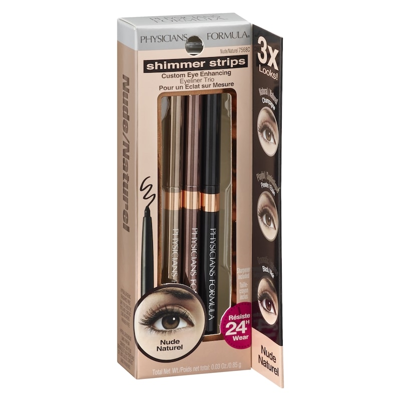 Shimmer Strips Custom Eye Enhancing Eyeliner Trio, Nude