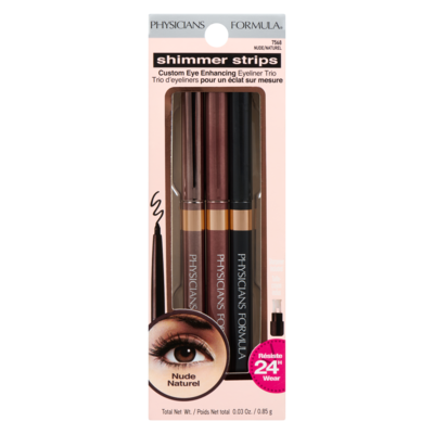 Shimmer Strips Custom Eye Enhancing Eyeliner Trio, Nude