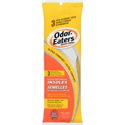 Odor Eater Ultra Comfort Insoles 3 ea, $4.33/1ea