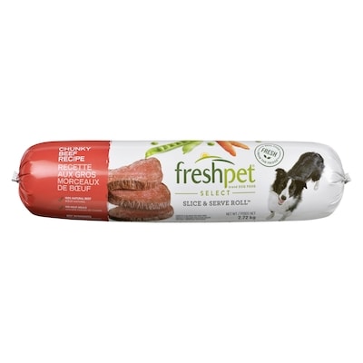 Freshpet Dog Food, Select Chunky Beef Recipe with Vegetables & Brown Rice 2.7 kg, $0.96/100g