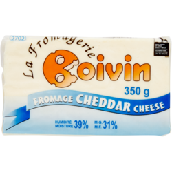 Boivin Mild White Cheddar 350 g, $2.94/100g