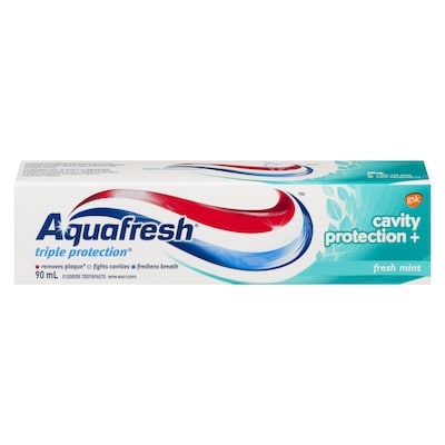 Aquafresh Toothpaste, Fresh Mint 90 ml, $3.88/100ml