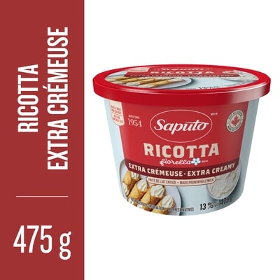 Saputo Ricotta extra crémeuse 475 g, 2,21 $/100g