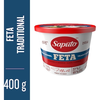 Saputo Feta Cheese 400 g, $3.13/100g