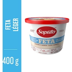 Saputo Fromage Feta léger 400 g, 3,13 $/100g