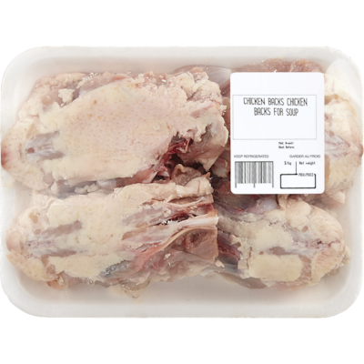 null Chicken Backs for Soup $3.95/1kg $1.79/1lb