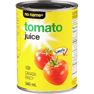 Sans Nom Jus de tomate 540 ml, 0,37 $/100ml