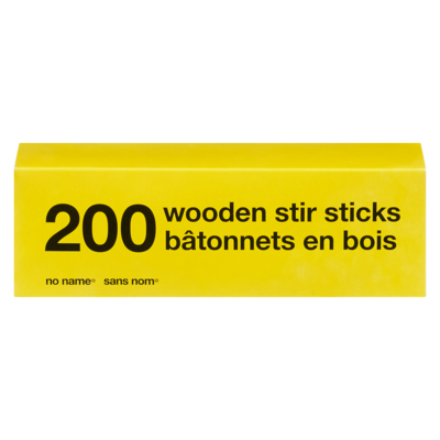 Sans Nom Bâtonnet à café en bois 200 ea, 0,02 $/1ch
