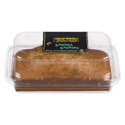 Farmer's Market Loaf Cake, Banana 390 g, $1.28/100g