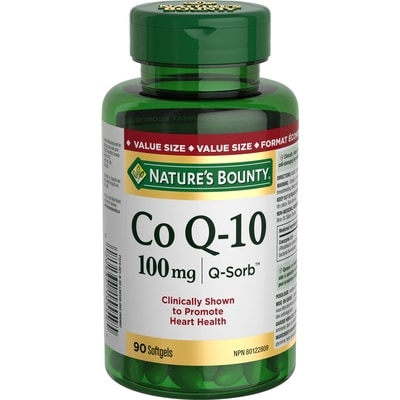Nature's Bounty Co Q-10, 100 mg, For Heart Health, 90 Softgels 90 ea, $0.36/1ea