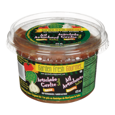 Garden Fresh Mild Salsa, Artichoke Garlic 473 ml, $1.48/100ml