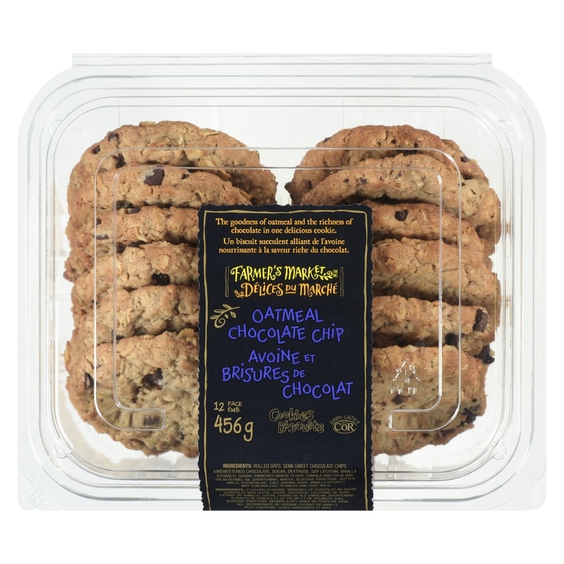 Oatmeal & Chocolate Cookies