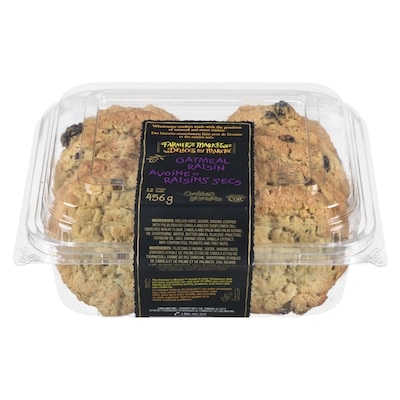 Farmer's Market Oatmeal Raisin Cookies 456 g, $1.32/100g