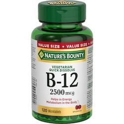 Vitamin B-12, 2500 mcg, 120 Tablets
