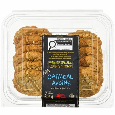 Farmer's Market Cookies Oatmeal 456 g, $1.75/100g