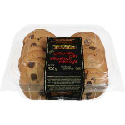 Farmer's Market Chocolate Chip Cookies 456 g, $1.32/100g