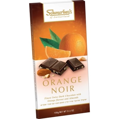 Schmerlings Orange Noir Chocolate, Non-Dairy 100 g, $7.00/100g