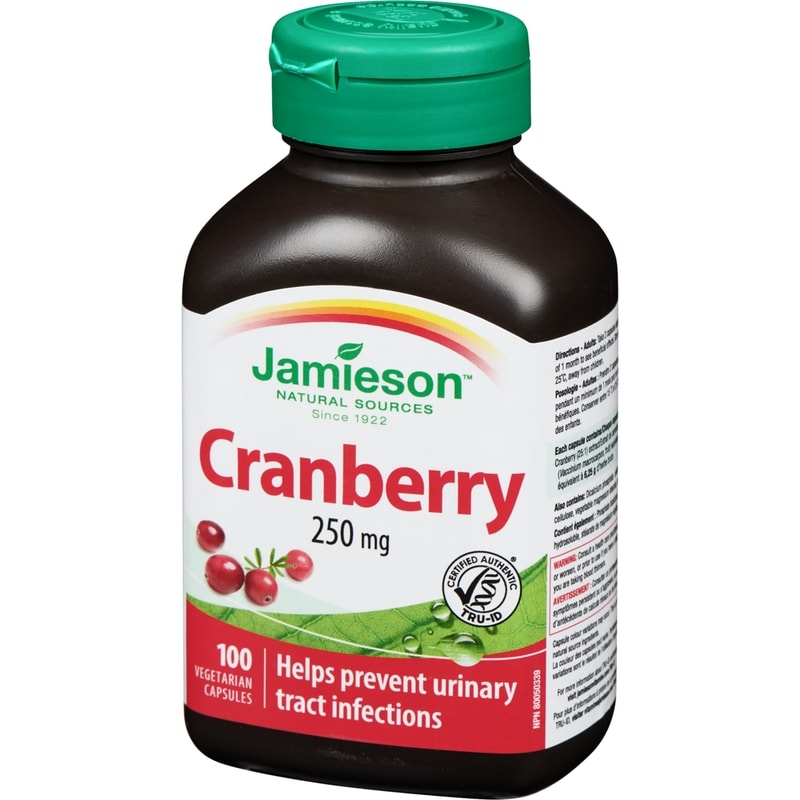 Cranberry Capsules, 250 mg