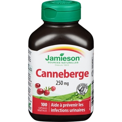 Jamieson Canneberge, capsules 100 ea, 0,10 $/1ch