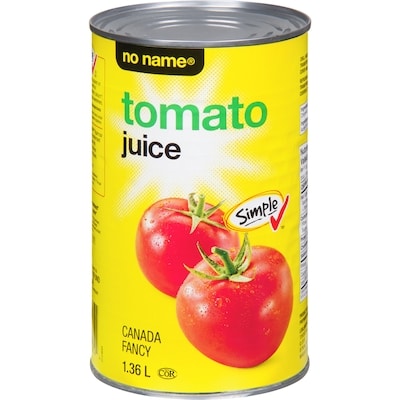 No Name Tomato Juice 1.36 l, $0.33/100ml