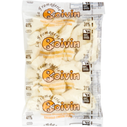 Boivin Fromage en grains, cheddar 200 g, 3,50 $/100g