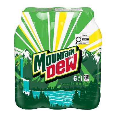 Mountain Dew Soda 6x710.0 ml, $0.15/100ml