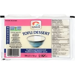Sunrise Tofu Dessert, Original 2x150.0 g, $0.76/100g