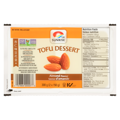 Tofu Dessert, Almond Flavoured