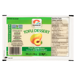 Sunrise Tofu Dessert, Peach Mango 2x150.0 g, $0.73/100g