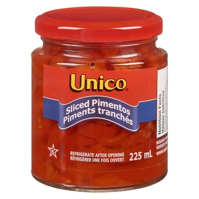 Unico Pimentos, Sliced 225 ml, $2.13/100ml